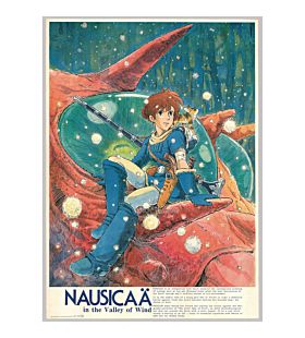 Anime Poster, Hayao Miyazaki, Nausicaa, Studio Ghibli, Japanese Animation, Authentic Japanese Vintage Poster