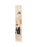 hashira-e, pillar print, flower arrangement, japanese custom, culture, edo period