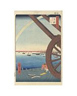 hiroshige, hiroshige ando, utagawa hiroshige, japanese woodblock print, japanese antique, ukiyo-e