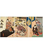 Toyokuni III Utagawa, Genji and Princess Akashi