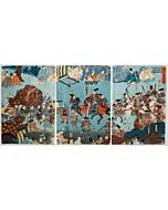 Kuniyoshi Utagawa, Yorimitsu's Triumph: the Battle of O'eyama