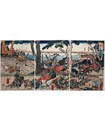 Yoshitora Utagawa, The Battle of Motometsuka