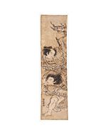 Koryusai Isoda, Hashira-e, Soga Brothers, japanese woodblock print, japanese antique