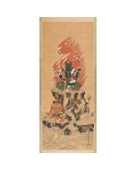 Hogan Fujiwara, Hanging Scroll, Japanese antique, japanese art, buddhism