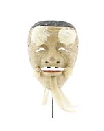 Okina, Noh Mask, Old Man, Theatre, Japanese antique, Japan