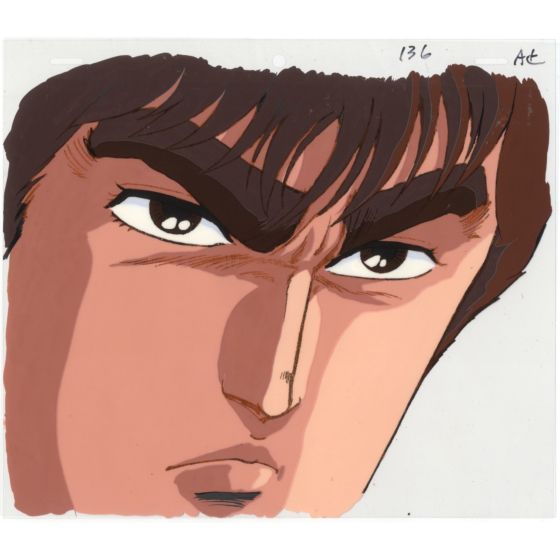 Anime Cel, Fist of the North Star, Japanese Animation, Original Animation Celluloid