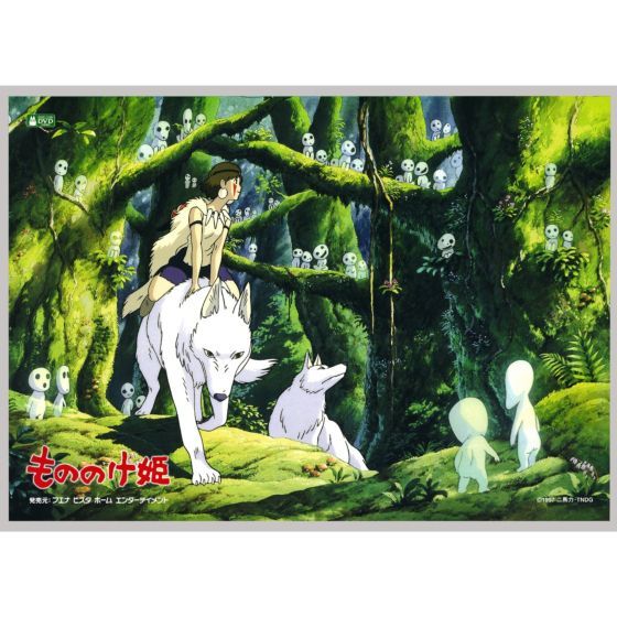 Anime Poster, Hayao Miyazaki, Princess Mononoke, Studio Ghibli, Japanese Animation, Authentic Japanese Vintage Poster