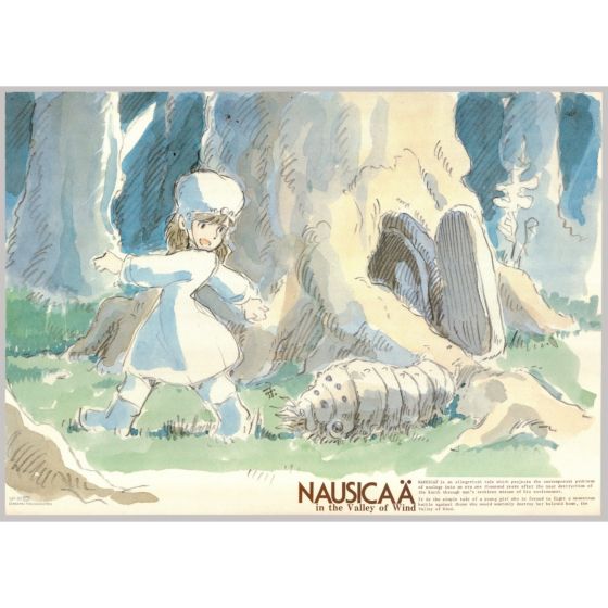 Anime Poster, Hayao Miyazaki, Nausicaa, Studio Ghibli, Japanese Animation, Authentic Japanese Vintage Poster
