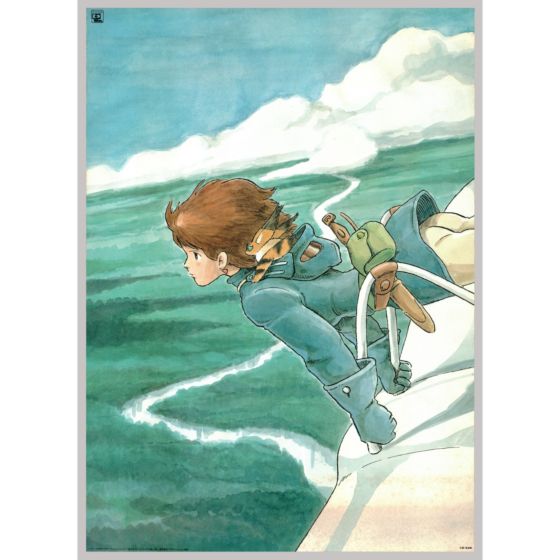japanese art, Original Nausicaa Anime Poster, studio ghibli, hayao miyazaki, nausicaa, vintage poster