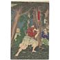 Yoshitoshi Tsukioka, Meiji, Demons, Japanese woodblock print, Antique
