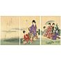 Chikanobu Yoshu, Horsetail Picking, Ladies of Tokugawa Era