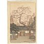 toshi yoshida, plum blossom, original japanese woodblock print, japanese art, asian art