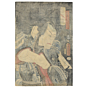 Toyokuni III Utagawa, Suikoden, Tattoo Design, Japanese woodblock print, Bamboo