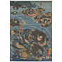 kuniyoshi utagawa, Guan Yu Sinks the Seven Armies of Wei (関羽浸魏七軍), The Popular Romance of the Three Kingdoms (通俗三国志之内)
