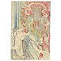 Kunichika Toyohara, Kabuki Play, Buddhism, Waterfall, japanese woodblock print