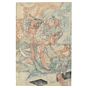 kuniyoshi utagawa, suikoden, japanese woodblock print, japanese antique