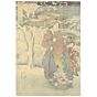 Hiroshige II, Toyokuni III, The Tale of Genji, Winter, Four Seasons