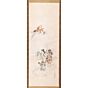 Gekko Ogata, Seven Lucky Gods, Hanging Scroll, Japanese antique, japanese folklore