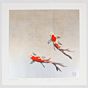 kunio kaneko, koi fish, japanese nature, contemporary art, japanese woodblock print