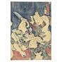 Toyokuni III Utagawa, Kabuki Actors, Suikoden Heroes, Tattoo Design, japanese woodblock print