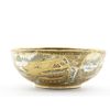 satsuma bowl, japanese antique, gilded, meiji period, porcelain, miniature