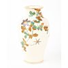 Yabu Meizan, Large Satsuma Vase, Flowering Vines, Dragonfly, Botanical, Japanese art, Japanese antique