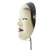 Wakaon'na, Noh Mask of a Woman, Theatre, Traditional, Original Japanese antique